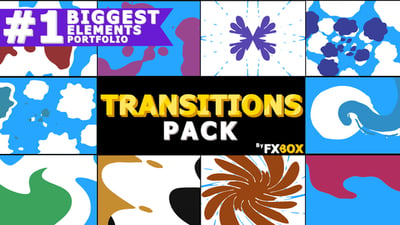 2D FX Liquid Transitions | After Effects