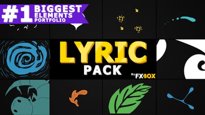 Flash FX Lyric Elements | After Effects