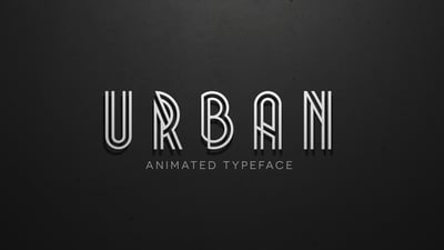 Urban - Animated Typeface
