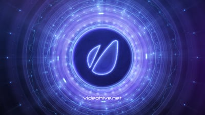 Disk Galaxy Logo Reveal