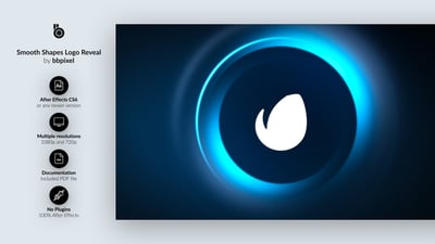 Smooth Shapes Logo Reveal