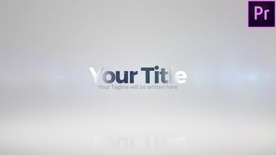 Glossy Title Reveal