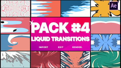 Liquid Transitions Pack 04 | After Effects
