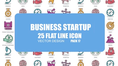 Business Startup - Flat Animation Icons