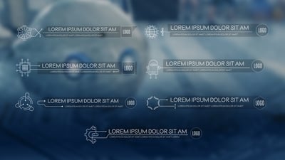 Science & Technology Lower Thirds Pack