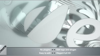 White Floral Logo