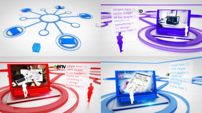 Elegant it video display presentation v2
