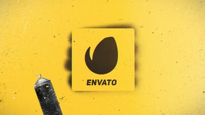 Spray Paint Logo Reveal
