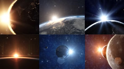 Planet Earth - Sunrise Series
