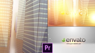 Skyscraper Buildings Logo - Premiere Pro