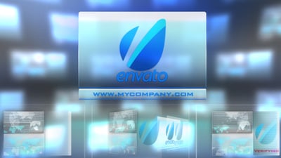 Hi tech Touch Interface-Futuristic Logo Sting