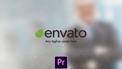 Minimal Slides Logo - Premiere Pro