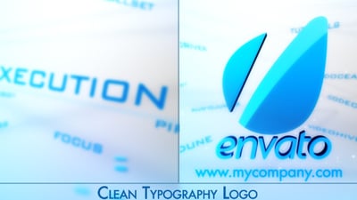 Clean Corporate Typography Logo