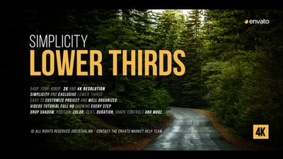 Simplicity Lower Thirds