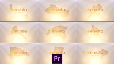 World Countries Logo Pack V14 - Premiere Pro