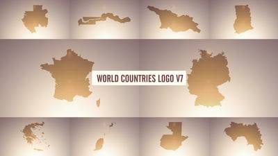 World Countries Logo & Titles V7