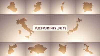 World Countries Logo & Titles V9