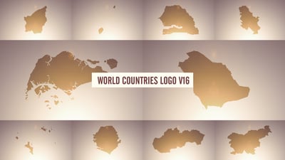 World Countries Logo & Titles V16