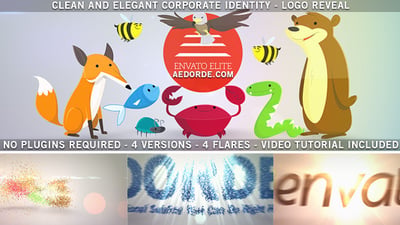 Clean and Elegant Corporate Identity - Logo Reveal