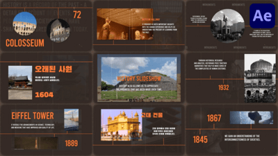 History Slideshow for After Effects