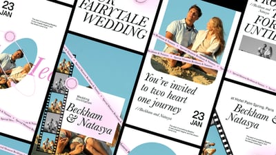 Wedding Invitation Stories Pack