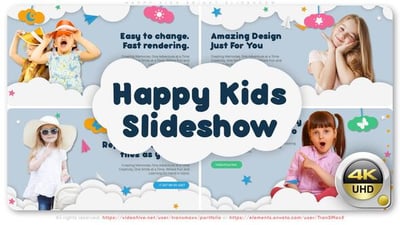 Happy Kids Bright Slideshow