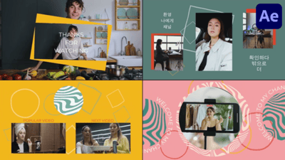 Youtube Endscreens for After Effects