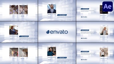 Company Employees Presentation for After Effects