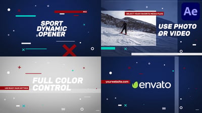 Sport Dynamic Opener for After Effects