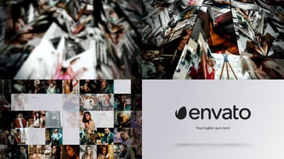 Fashion Mosaic Photo Logo