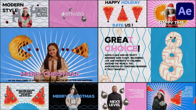 New Year Slides for After Effects