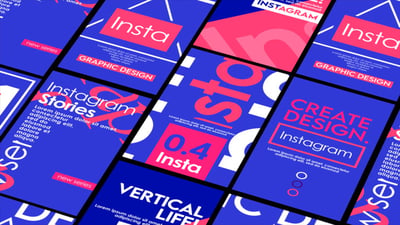 Instagram Typographic V5