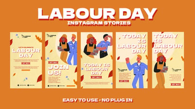 Labour Day Instagram Stories