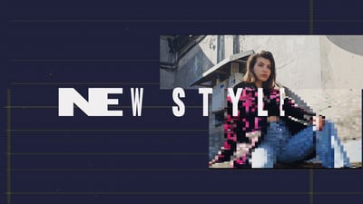 VHS Street Glitch - Glitch Style