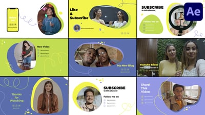 Youtube Slides | After Effects