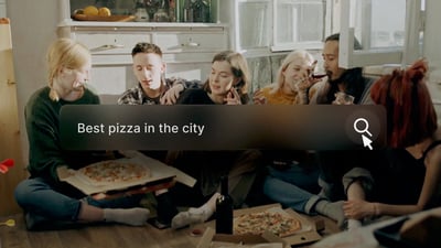 Glass Search Bar