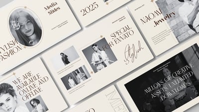 Minimalist Influencer Media Slides