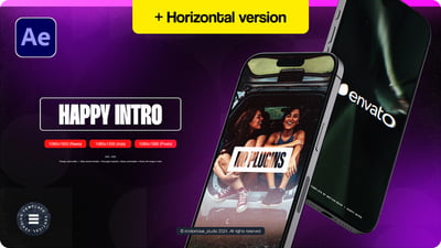 Vertical Happy Intro