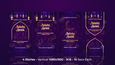 Ramadan Greetings Eid Celebration Instagram Stories