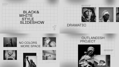 Black and White Slideshow