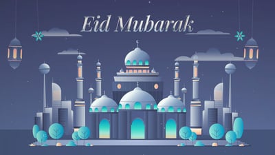 Eid Mubarak Pop-Up Card Intro