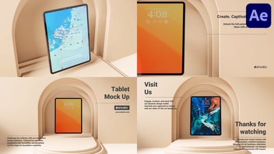 Tablet Pad Mock Up for After Effects