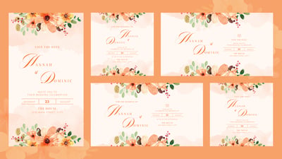 Joy Wedding Invitation