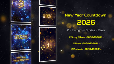 New Year Countdown 2025 - Instagram Stories