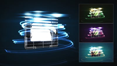 Particle Surge Logo Reveal