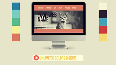 Flat Website Presentation