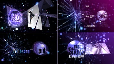 Broadcast Design-Entertainment TV Channel ID Pack
