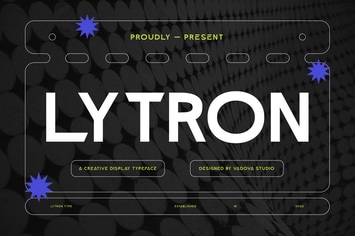 Lytron Creative Display Font