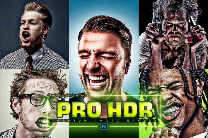 PRO HDR Photoshop Action