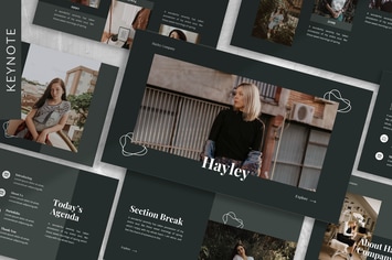 Hayley - Fashion Keynote Template